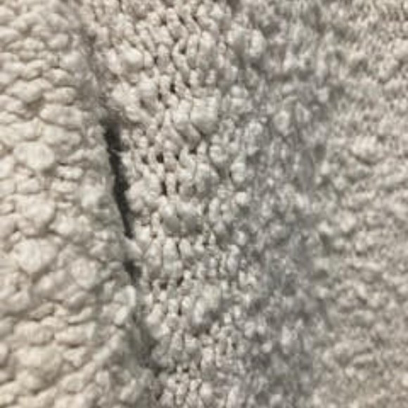 Vintage Jeanne Pierre Cream Cotton Pearled 3/4 Length Sleeve Sweater Size Small - Picture 5 of 5